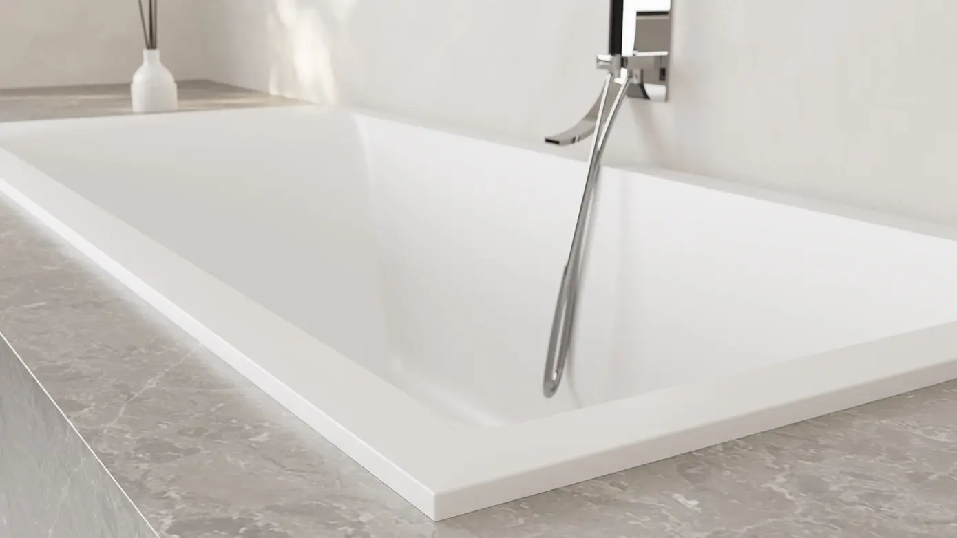 Ванна из искусственного камня Salini Cascata 104123M 170x75 S-Stone белая