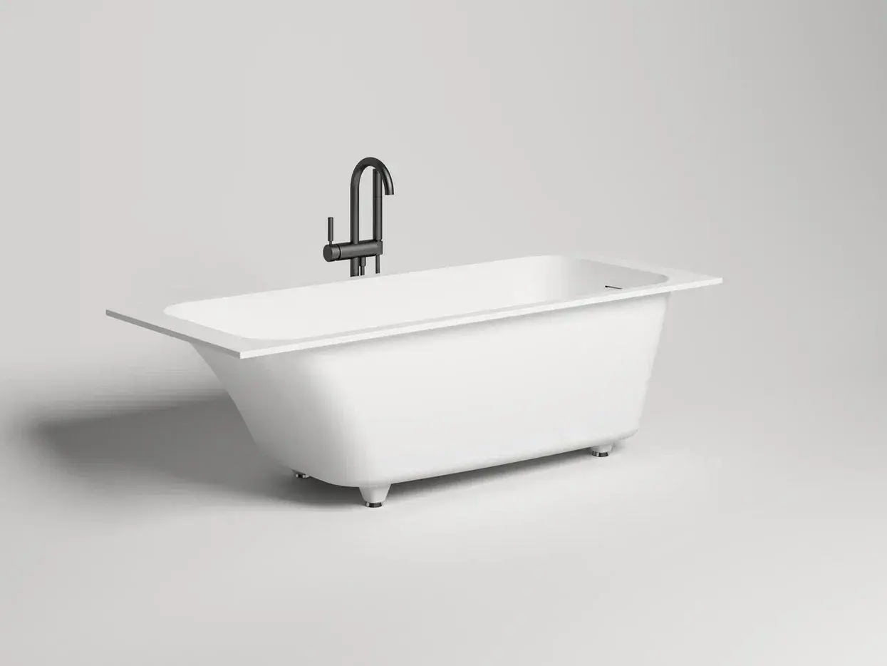 Ванна из искусственного камня Salini Orlanda Kit S-Stone 180x80 102122M белая матовая, встраиваемая