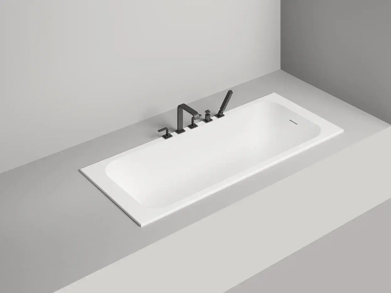 Ванна из искусственного камня Salini Orlanda Kit S-stone 160x70 102125M белая матовая, встраиваемая