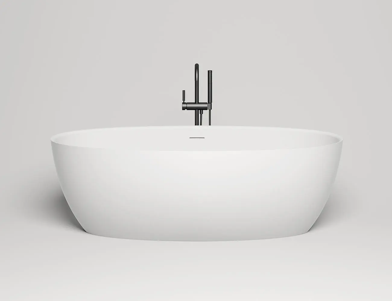Ванна из искусственного камня Salini Alda S-stone 175х91 101911SM белая матовая, отдельностоящая