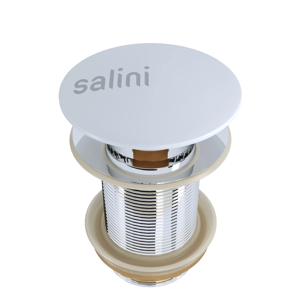 Донный клапан Salini для раковины S-Stone 162302M белый матовый
