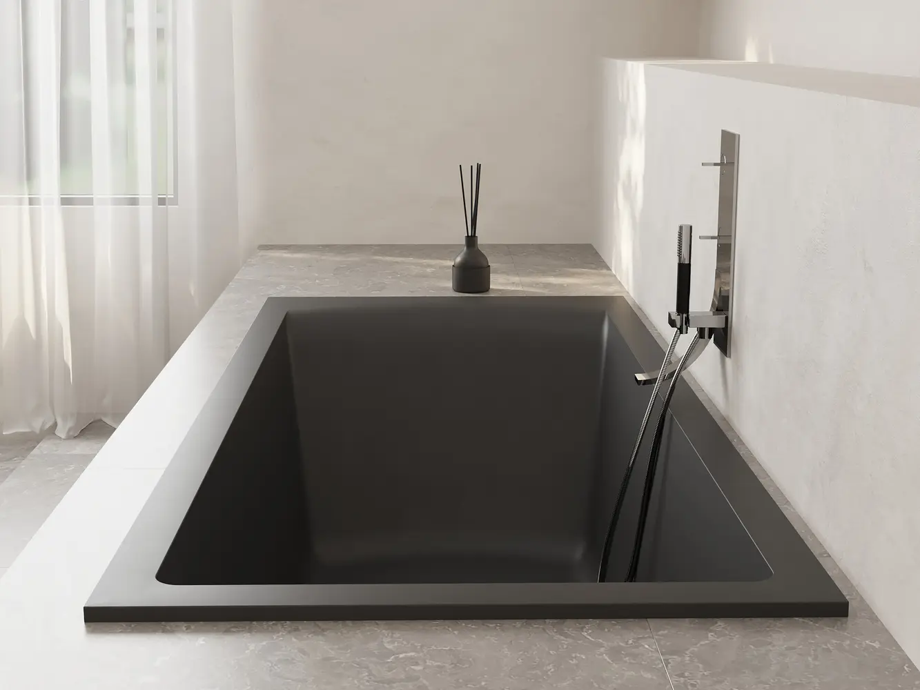 Ванна из искусственного камня Salini Cascata 104123M 170x75 S-Stone белая