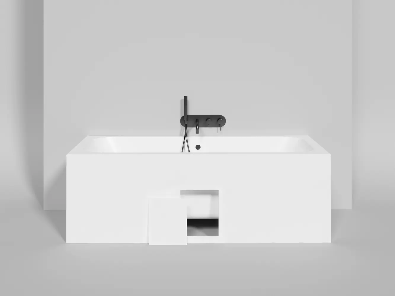 Ванна из литьевого мрамора Salini Orlanda Axis 170x75 103213G S-Sense белая глянцевая
