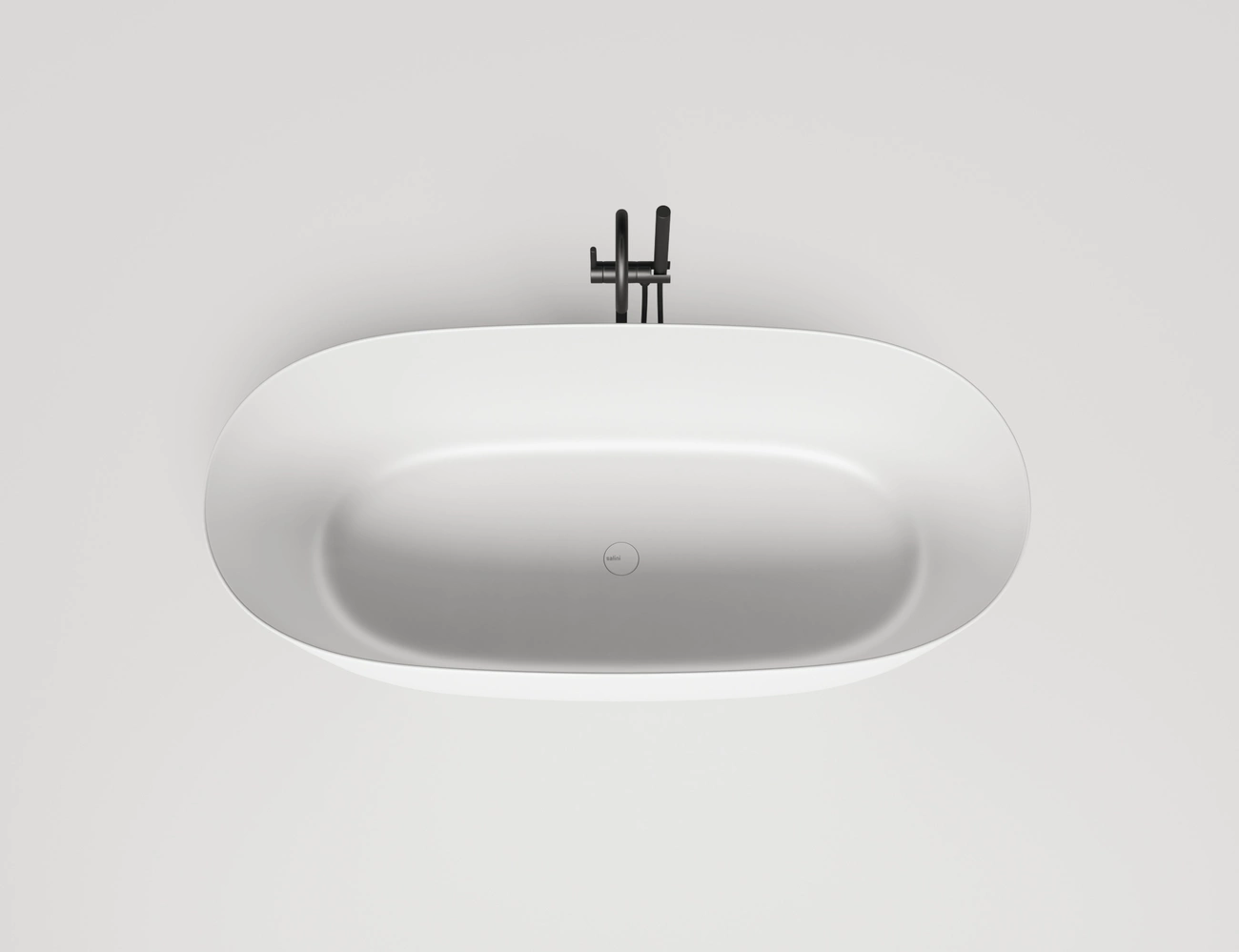 Ванна из литьевого мрамора Salini Sofia Light 165х75 103611G S-Sense без перелива, белая глянцевая