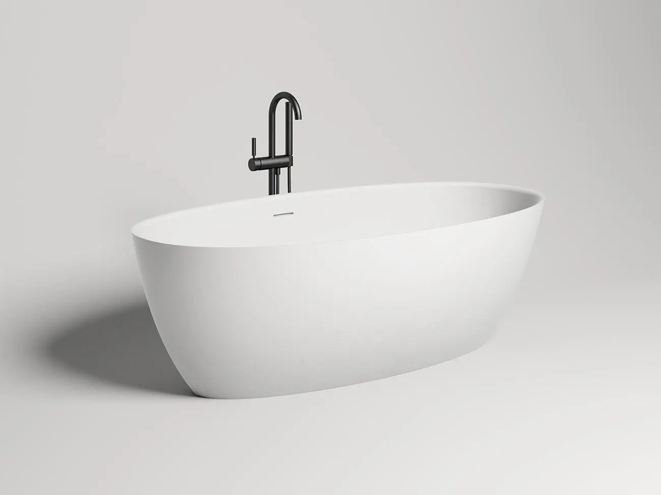 Ванна из искусственного камня Salini Alda S-stone 170x80 101922M белая матовая, отдельностоящая