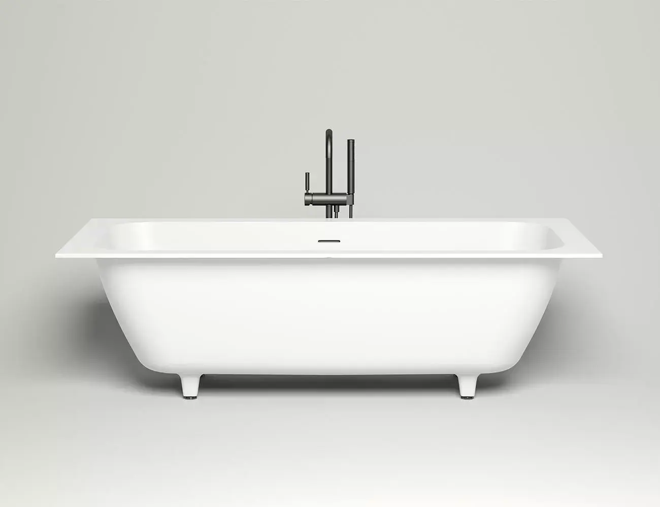 Ванна из искусственного камня Salini Orlanda Axis Kit S-Stone 180х80 103322M белая матовая, встраиваемая