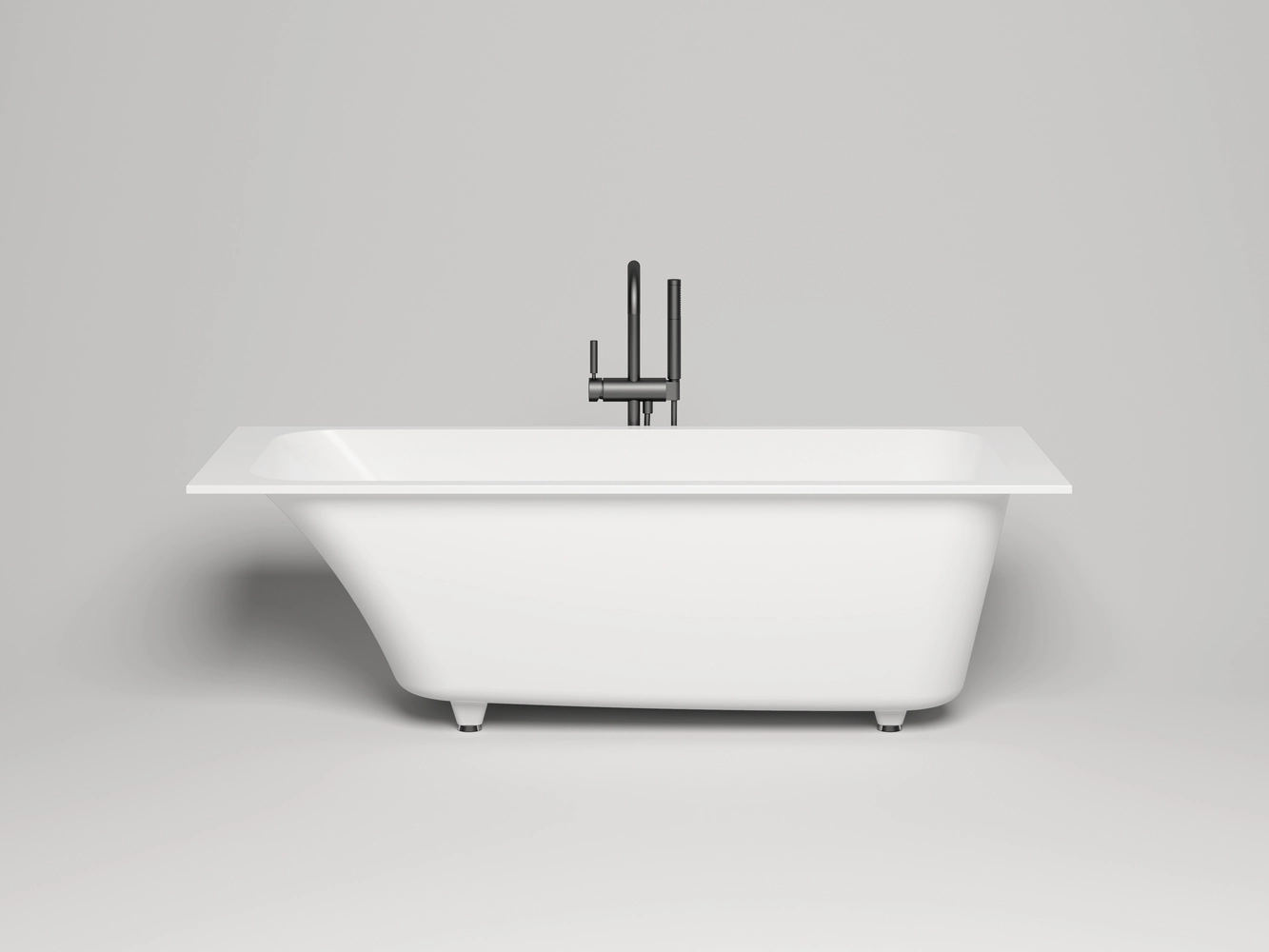Ванна из литьевого мрамора Salini Orlanda S-sense 170х80 102016G белая глянцевая, встраиваемая