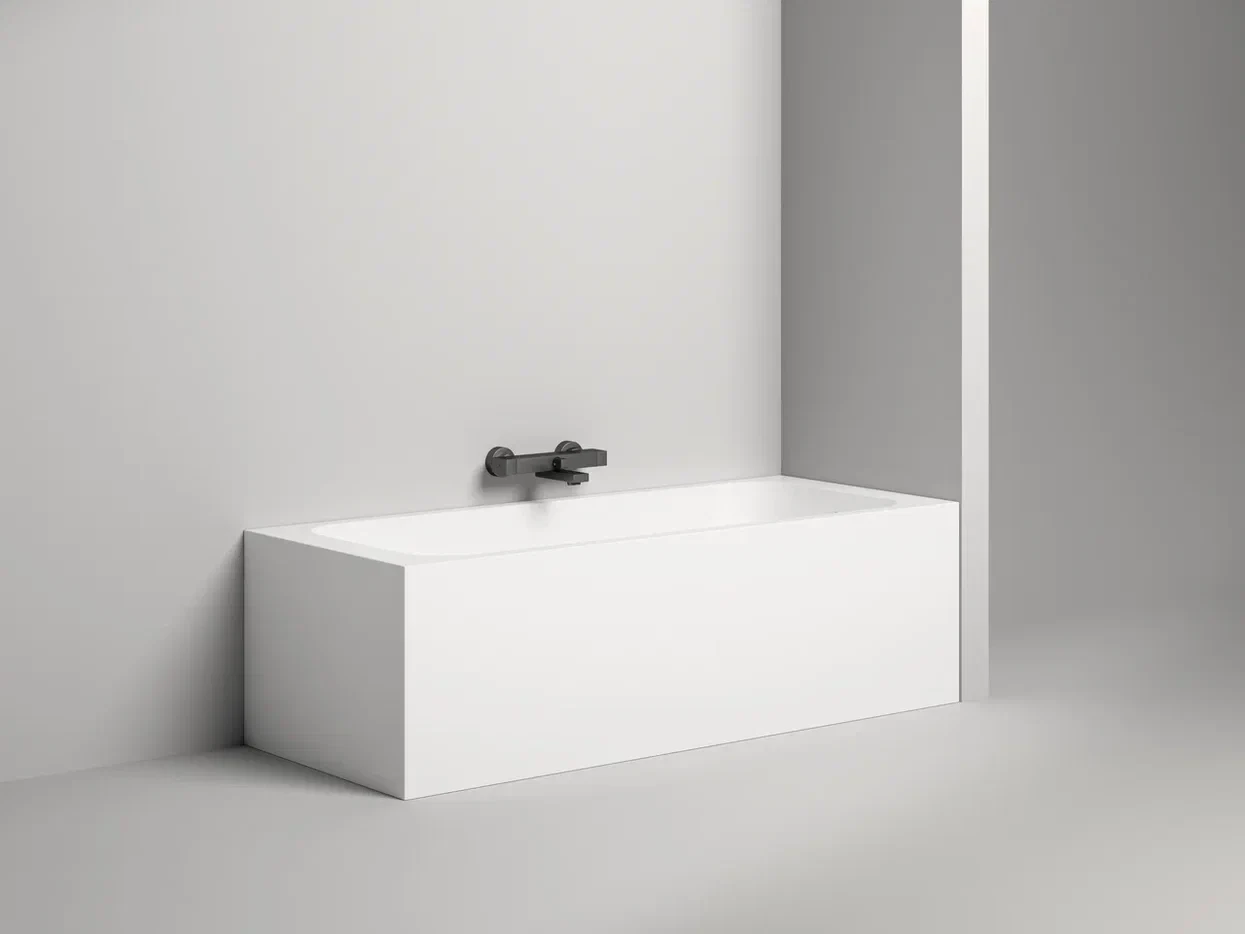 Ванна из искусственного камня Salini Orlanda S-Stone 170x70 102021M белая матовая, встраиваемая