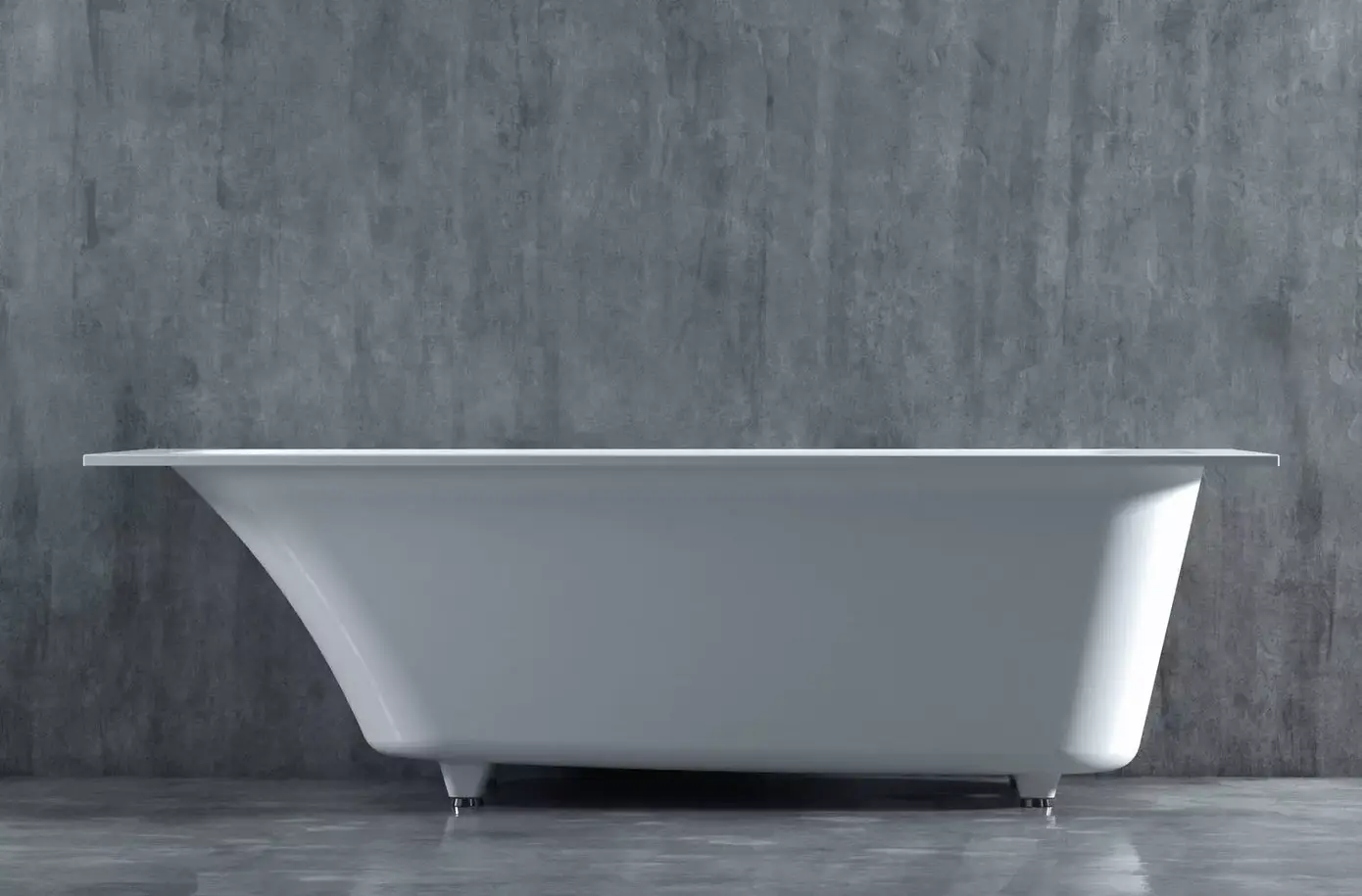 Ванна из искусственного камня Salini Orlanda Kit S-Stone 180x80 102122M белая матовая, встраиваемая