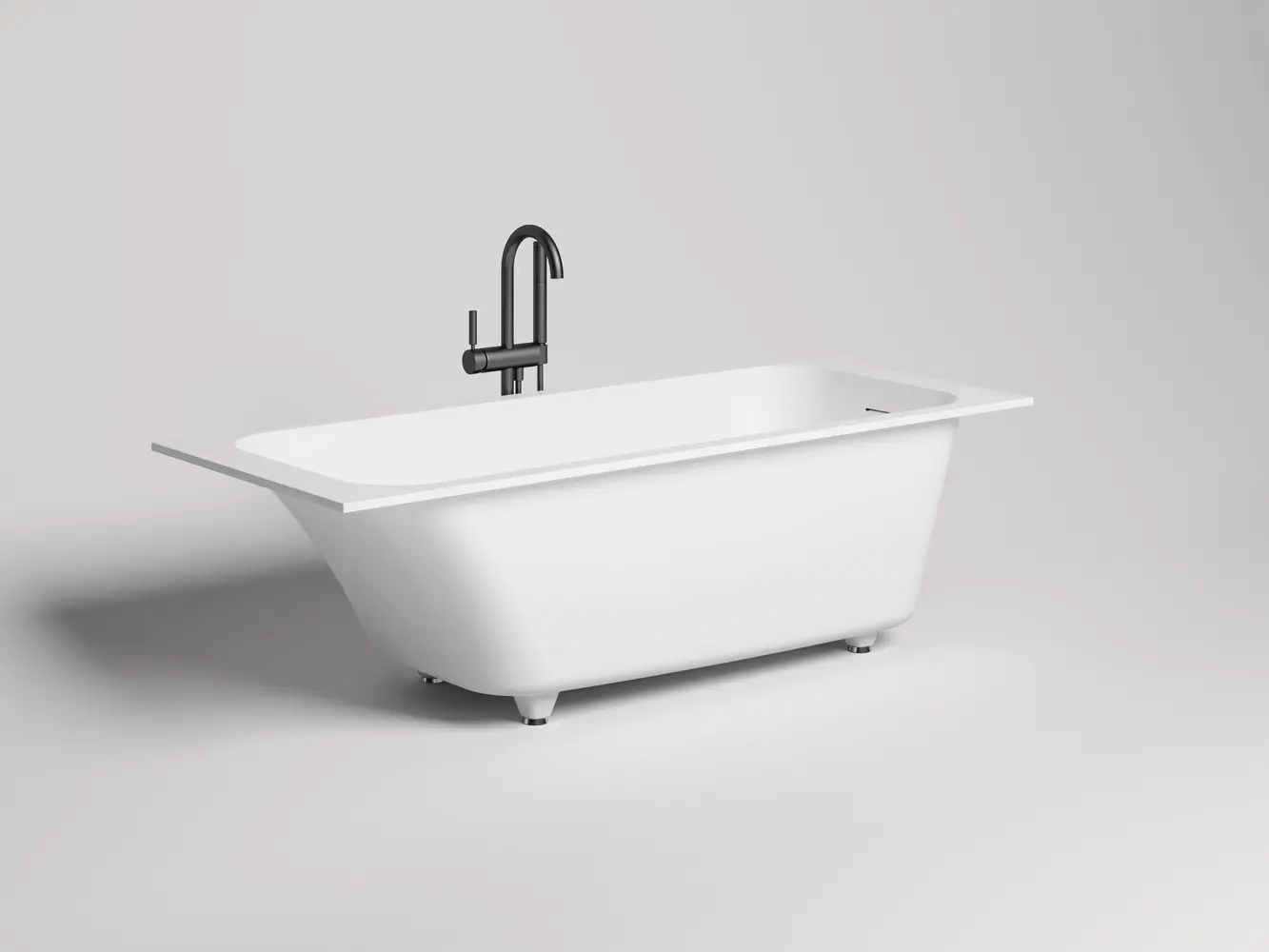 Ванна из искусственного камня Salini Orlanda Kit S-stone 170х80 102126M белая матовая, встраиваемая