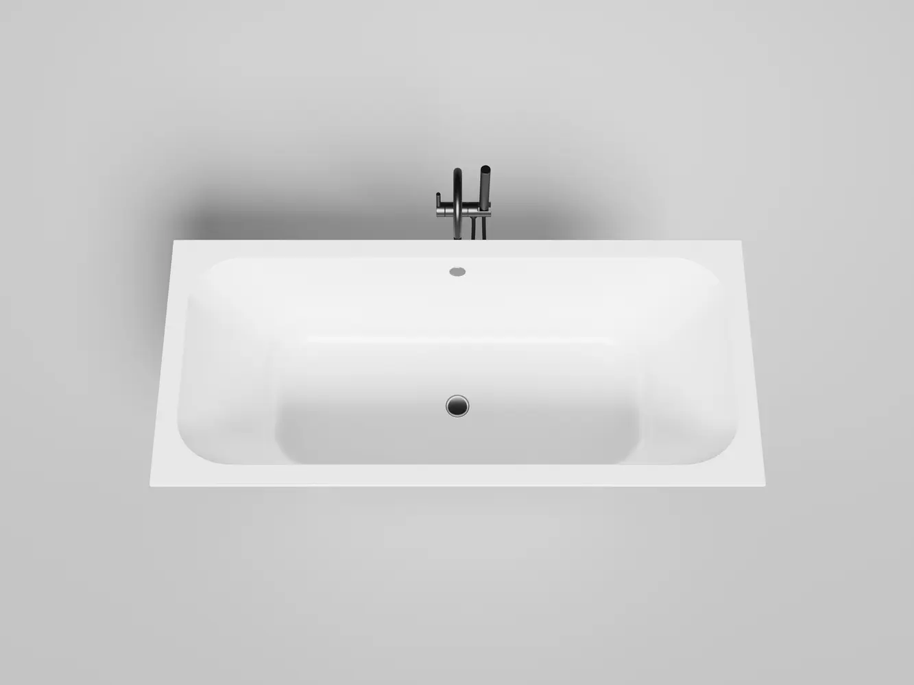 Ванна из искусственного камня Salini Orlanda Axis 170x75 103223M S-Stone белая матовая