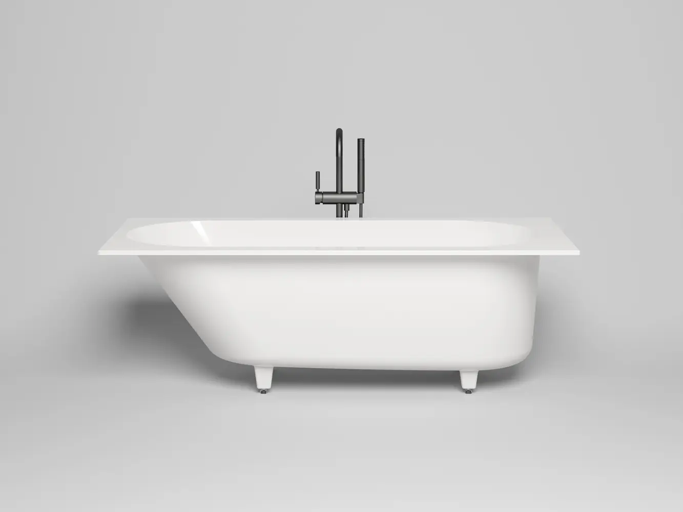 Ванна из искусственного камня Salini Ornella Kit S-Stone 170х70 102423M белая матовая, встраиваемая