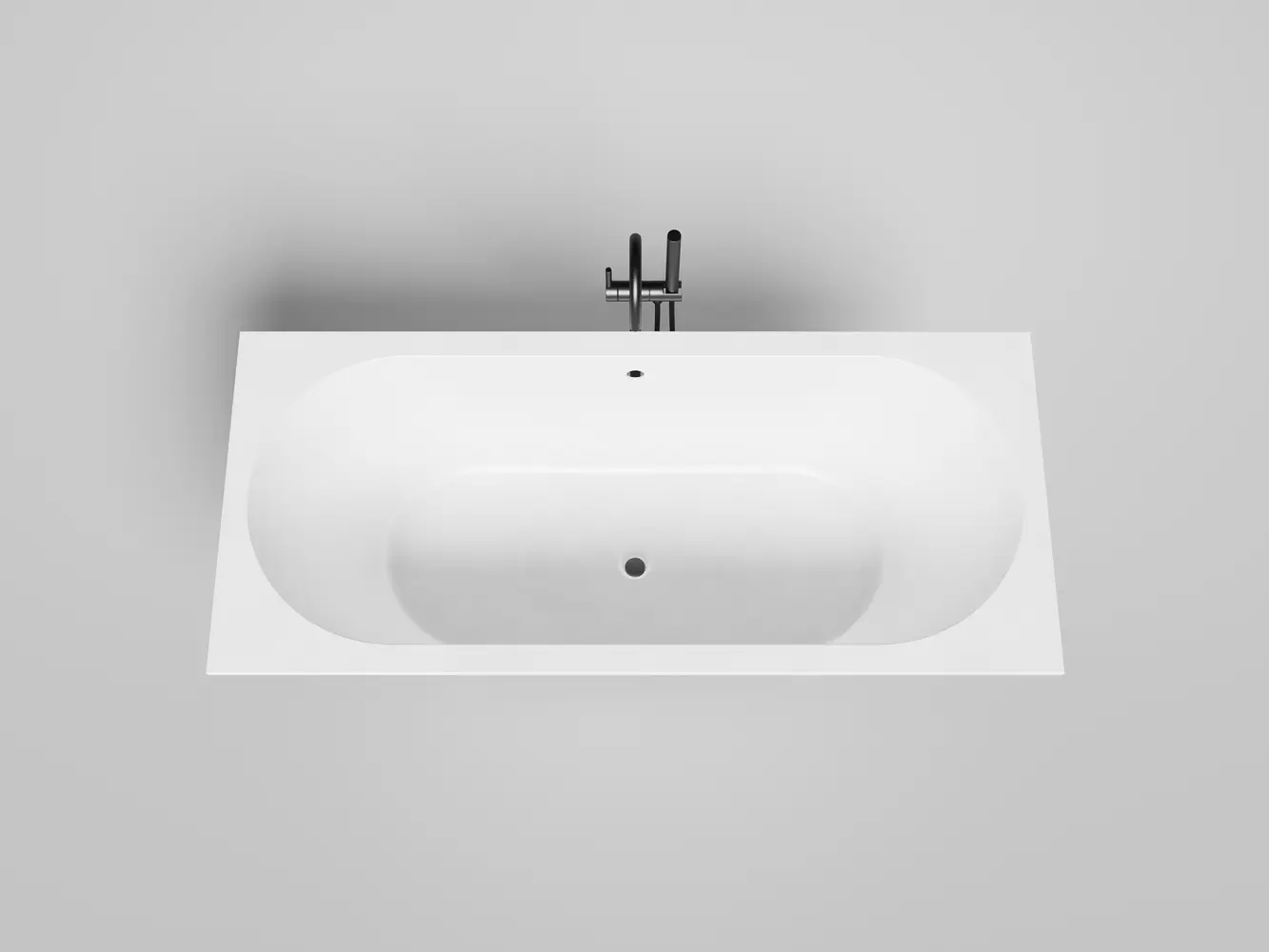 Ванна из искусственного камня Salini Ornella Axis 170x75 103423M S-Stone белая матовая