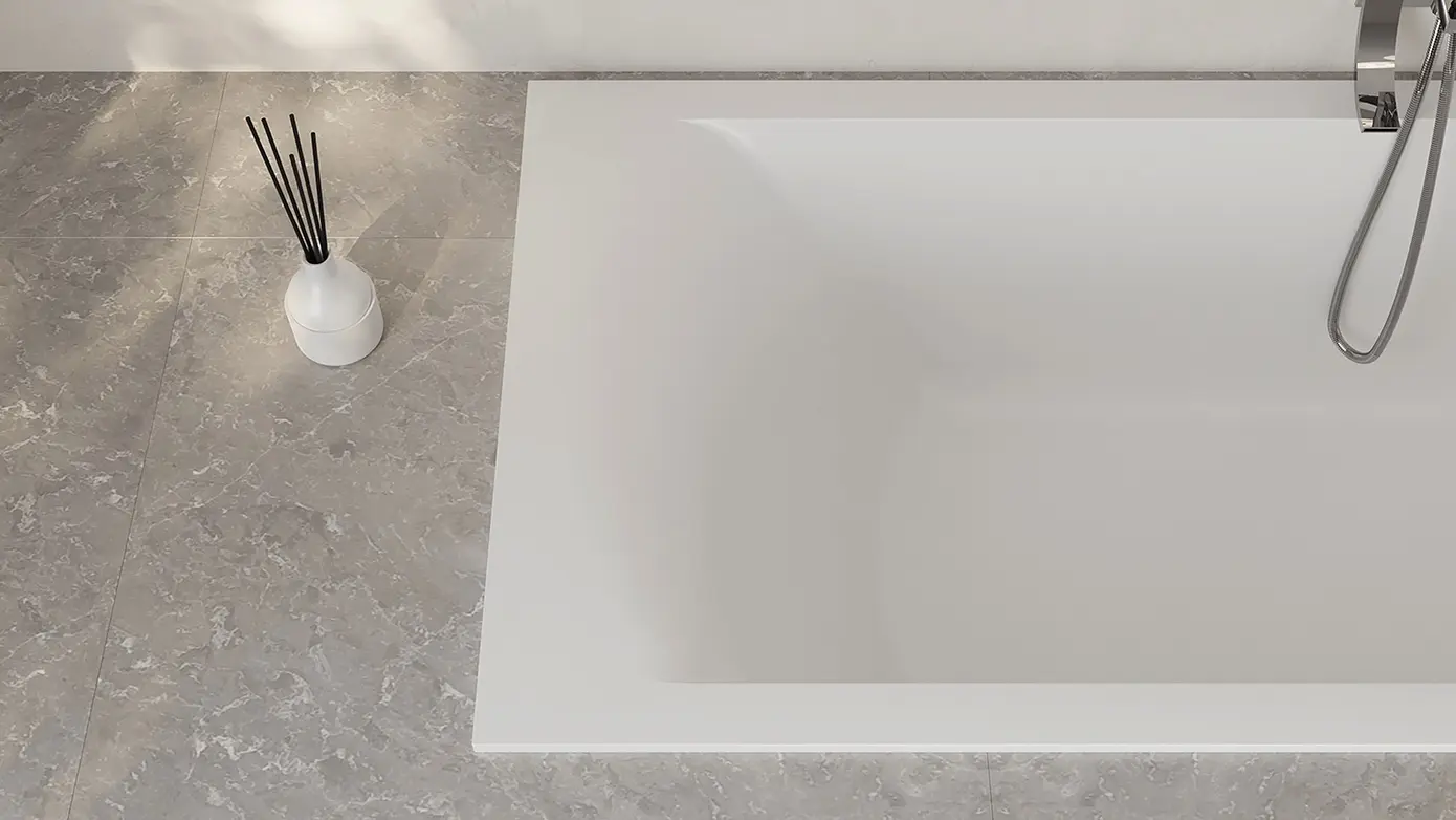 Ванна из искусственного камня Salini Cascata 104123M 170x75 S-Stone белая