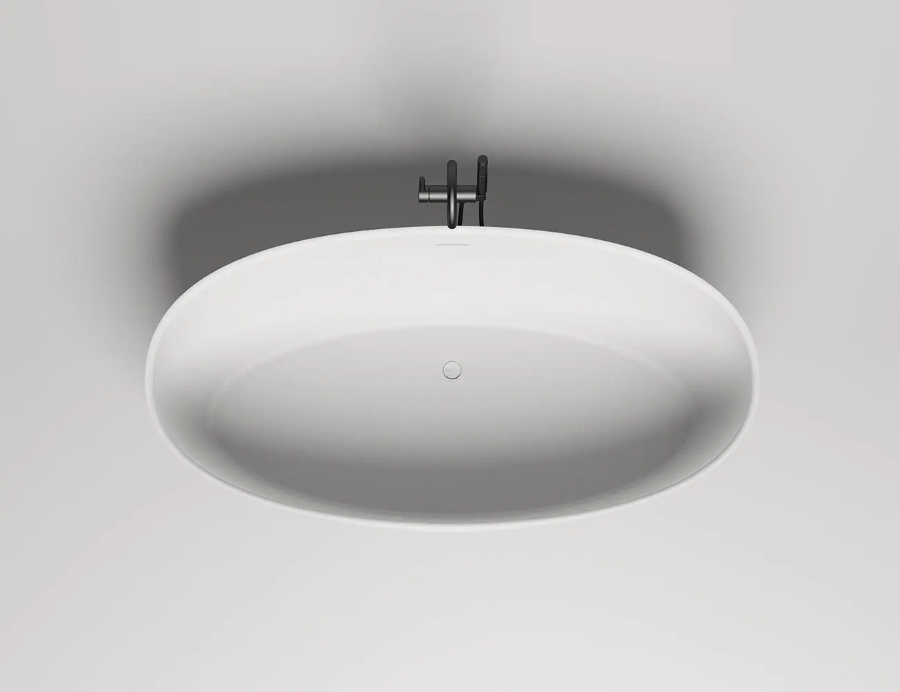 Ванна из искусственного камня Salini Alda S-stone 175х91 101911SM белая матовая, отдельностоящая