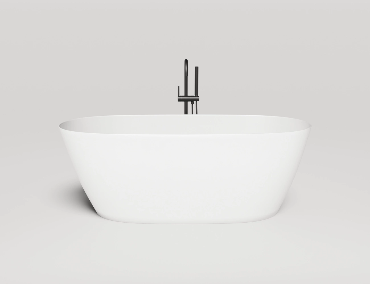 Ванна из литьевого мрамора Salini Sofia Light 165х75 103611G S-Sense без перелива, белая глянцевая