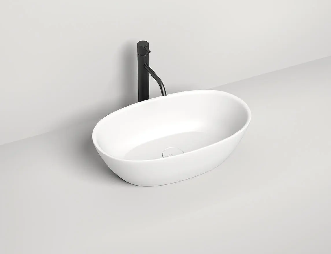 Раковина накладная Salini Sofia S-Stone 56 см 1101206SM из искусственного камня, матовая белая