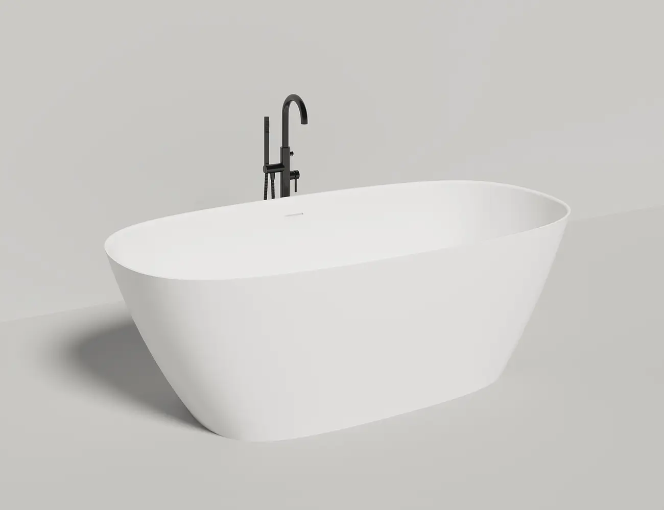 Ванна из искусственного камня Salini Sofia 185x90 102529M S-Stone, матовая, белая