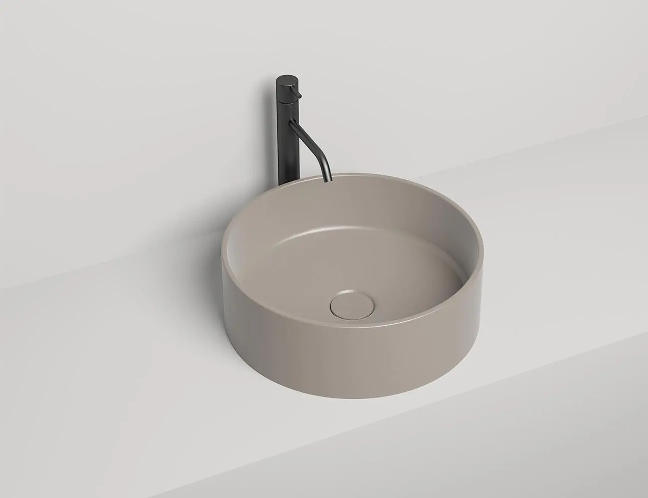 Раковина накладная Salini Armonia 02 S-Stone 44 см 130112SM из искусственного камня, матовая белая