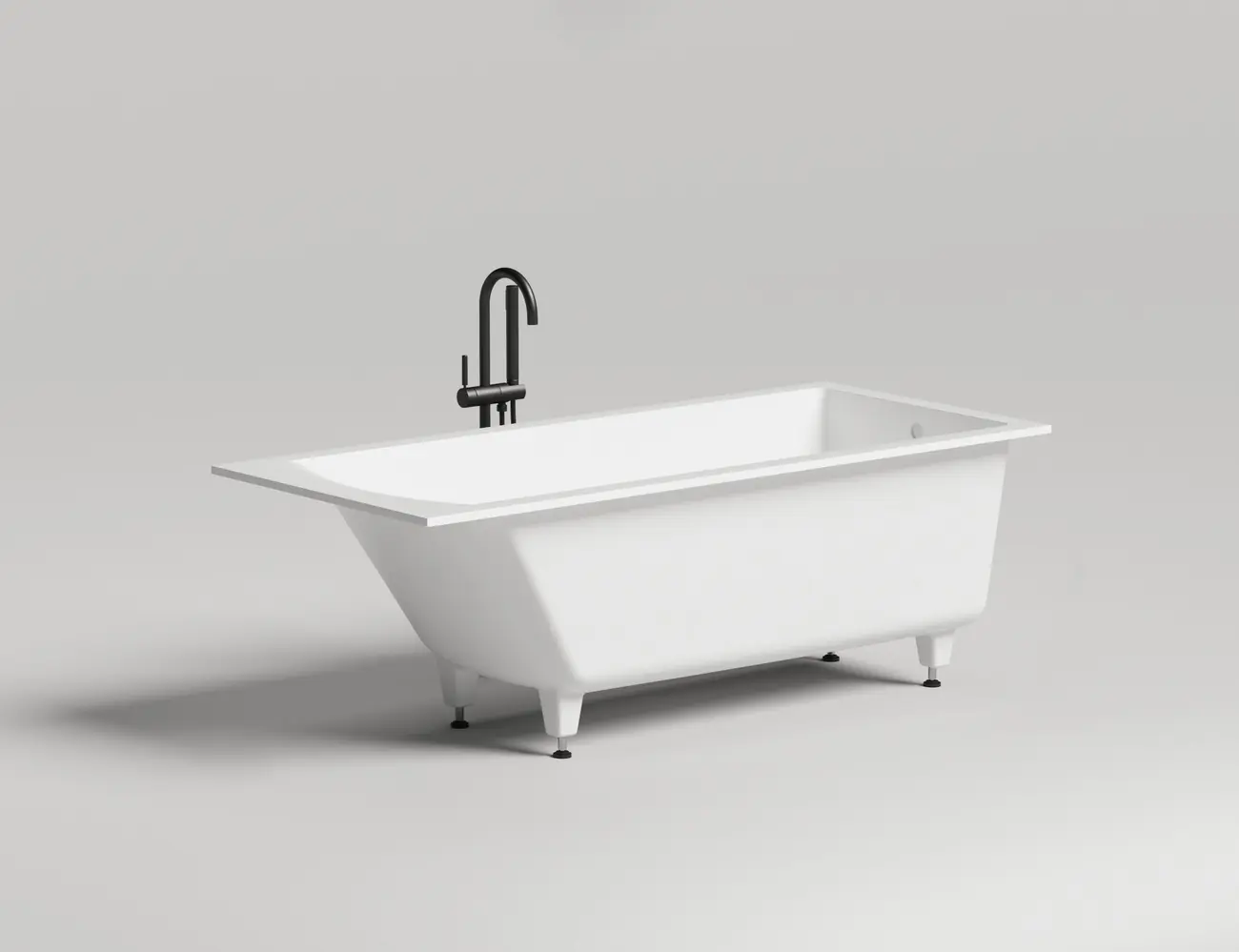 Ванна из искусственного камня Salini Cascata 104113M 170x75 S-Sense белая