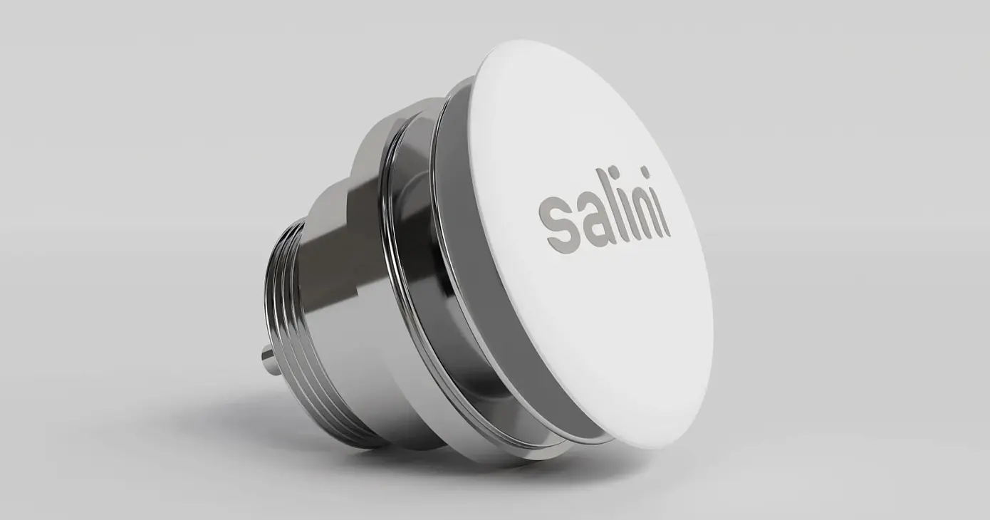 Донный клапан Salini для раковины фиксированный S-Stone 167301M белый матовый