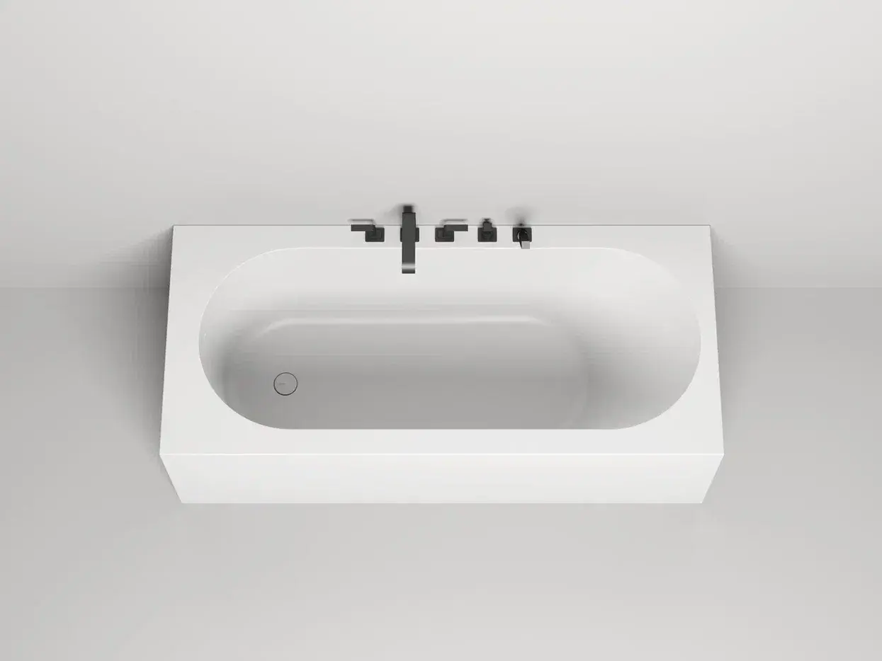 Ванна из искусственного камня Salini Fabia S-Sense 180x80 102612M, матовая, пристенная