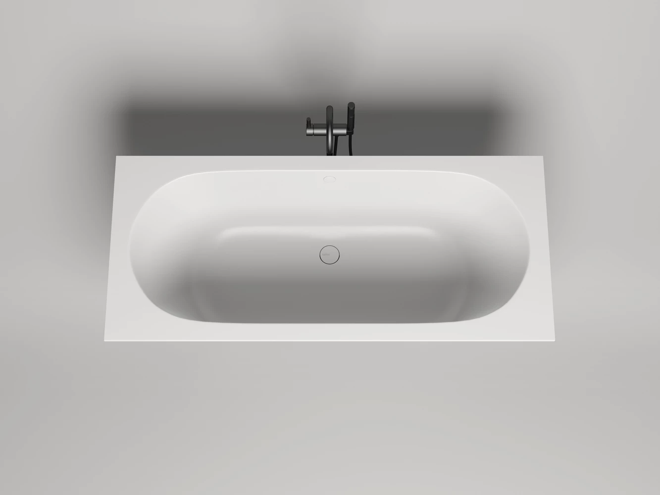 Ванна из литьевого мрамора Salini Ornella Axis S-Sense 190х90 103412G белая глянцевая, встраиваемая