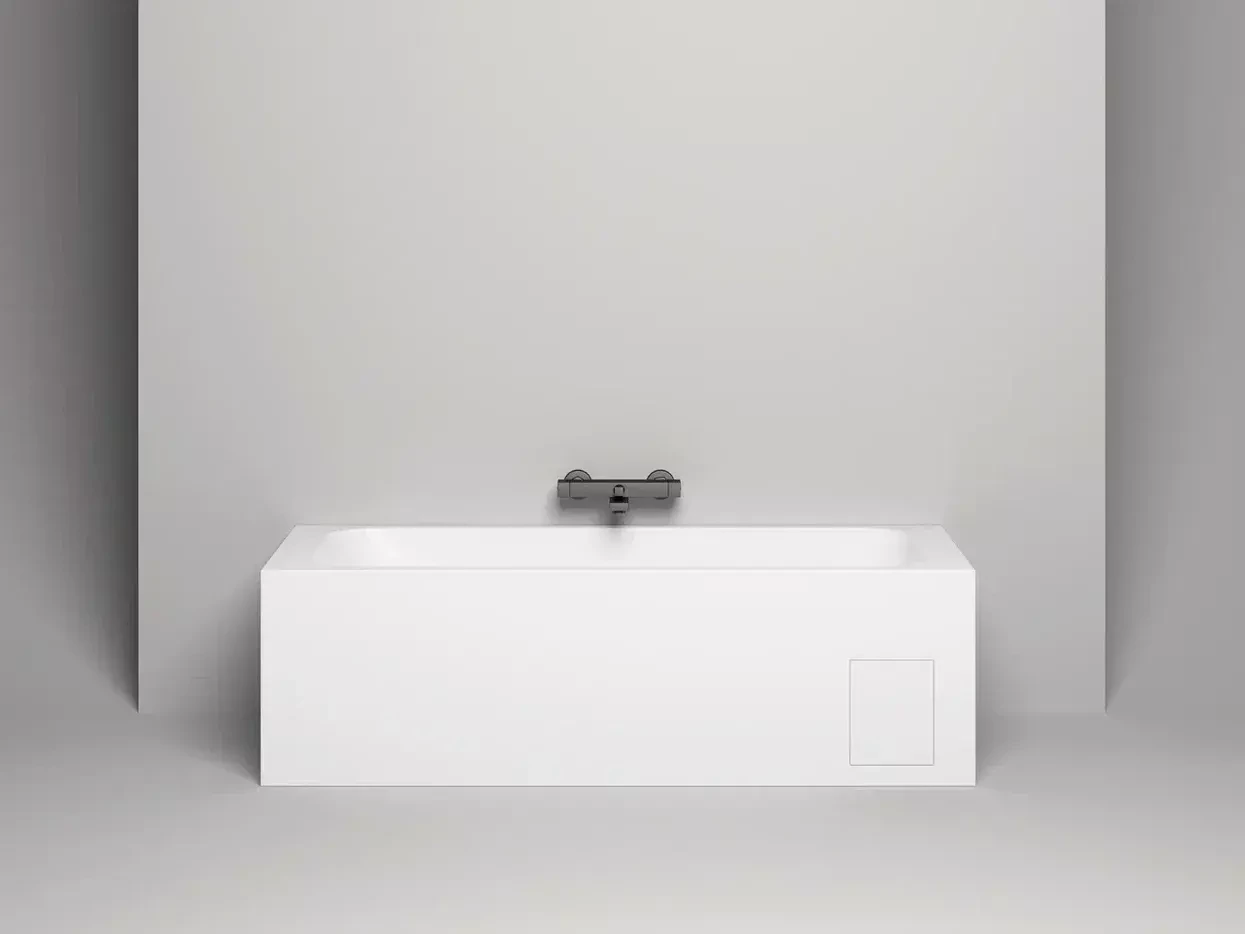 Ванна из литьевого мрамора Salini Orlanda S-Sense 170x70 102011G белая глянцевая, встраиваемая
