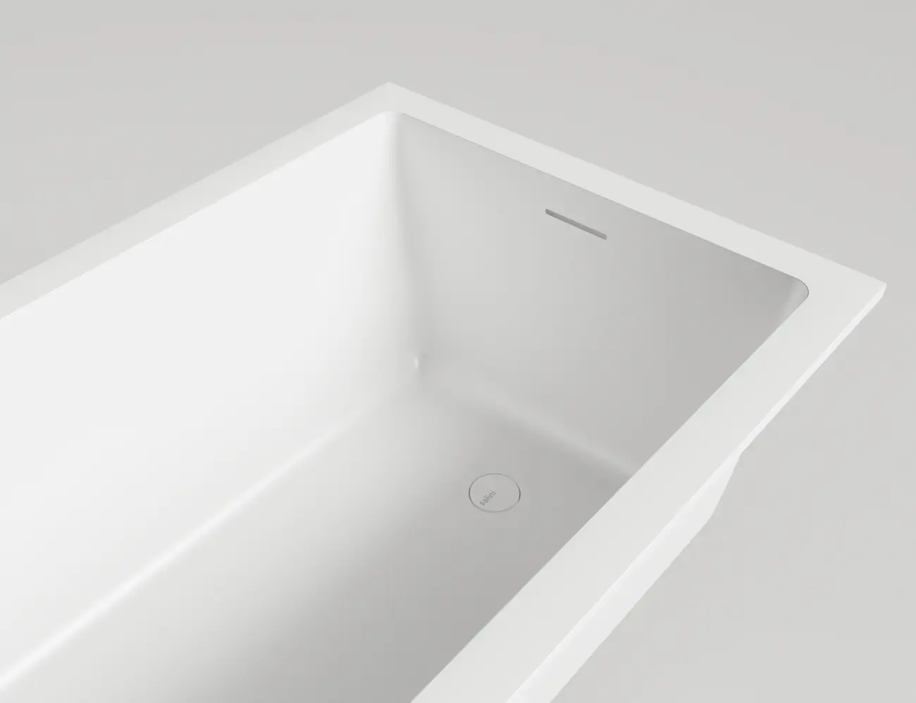 Ванна из искусственного камня Salini Cascata 104513G 180x80 S-Sense белая