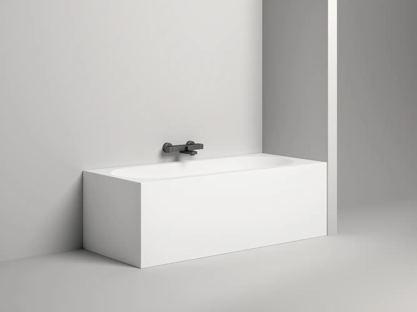 Ванна из искусственного камня Salini Ornella Kit S-Stone 170х80 102424M белая матовая, встраиваемая