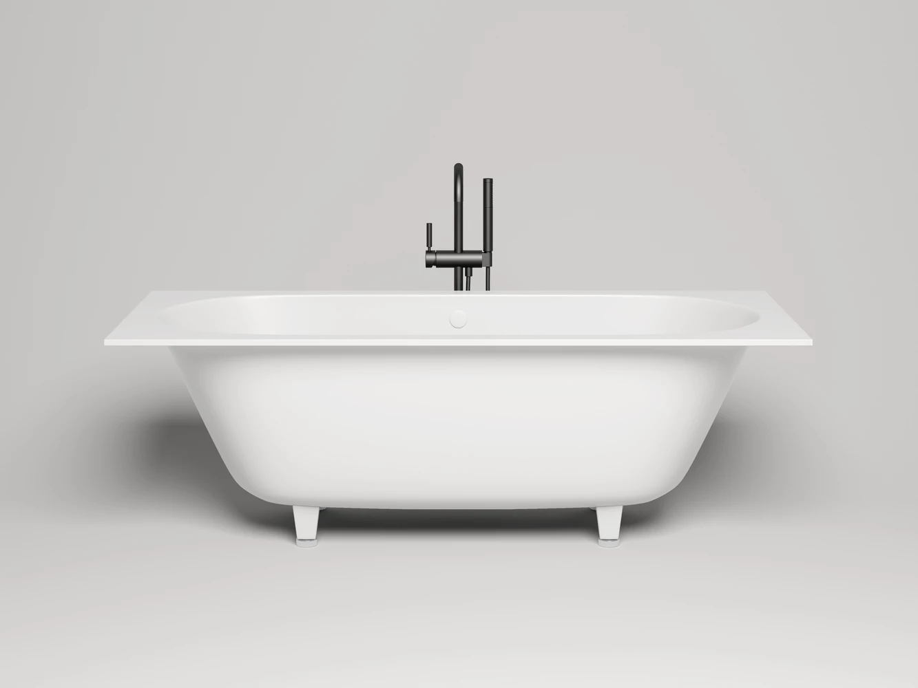 Ванна из литьевого мрамора Salini Ornella Axis S-Sense 190х90 103412G белая глянцевая, встраиваемая