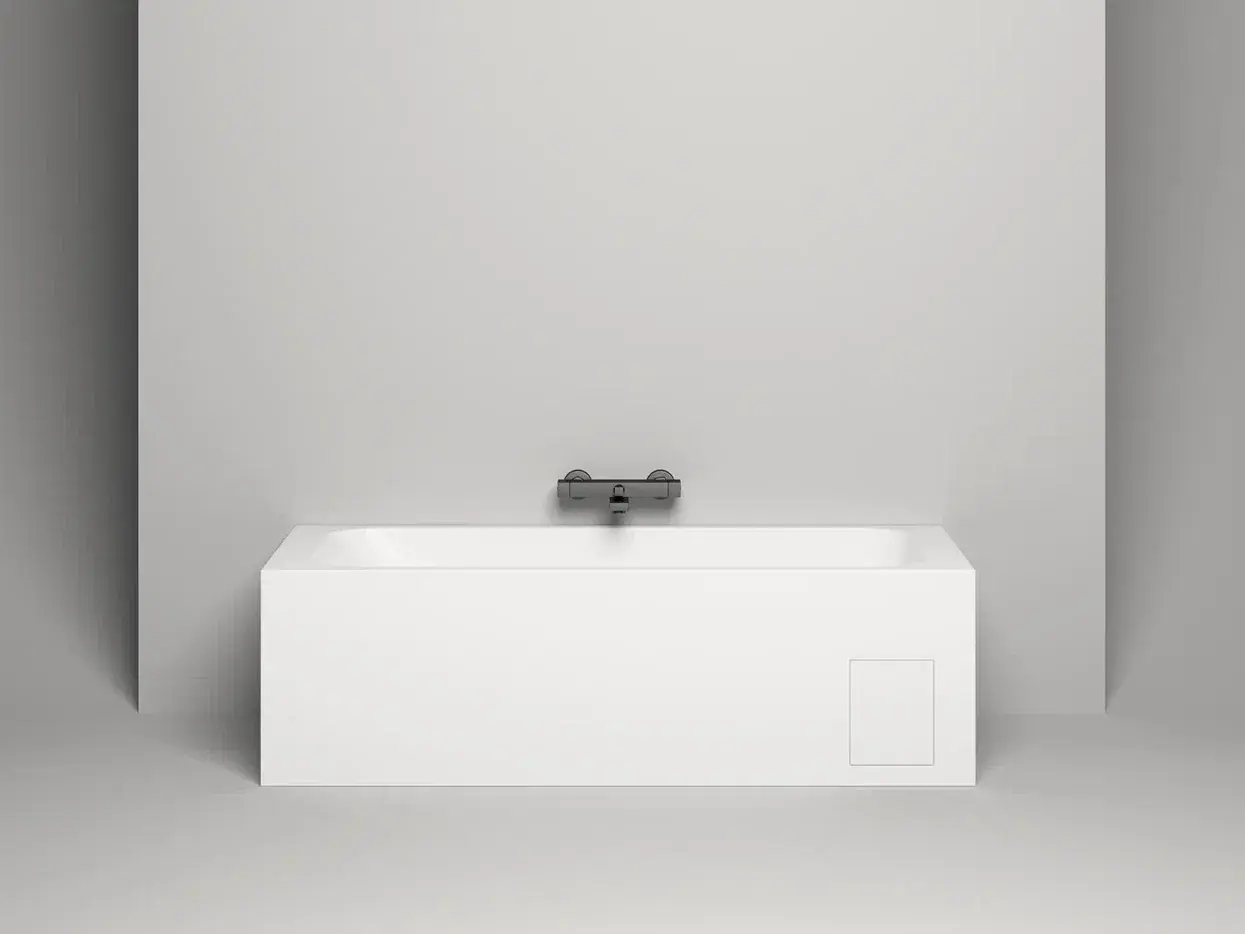 Ванна из искусственного камня Salini Orlanda S-stone 180x80 102022M белая матовая, встраиваемая