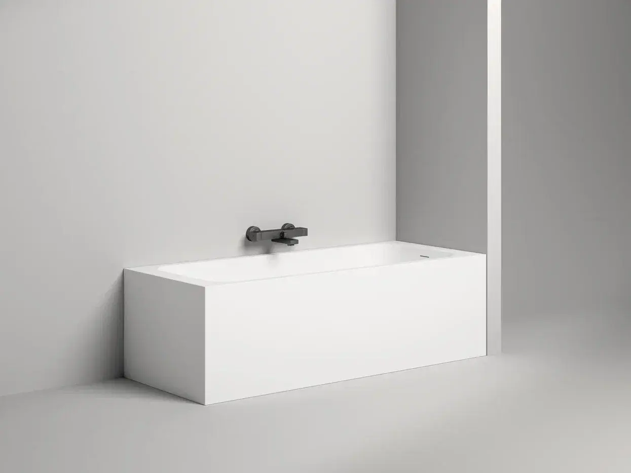 Ванна из искусственного камня Salini Orlanda Kit S-stone 160x70 102125M белая матовая, встраиваемая