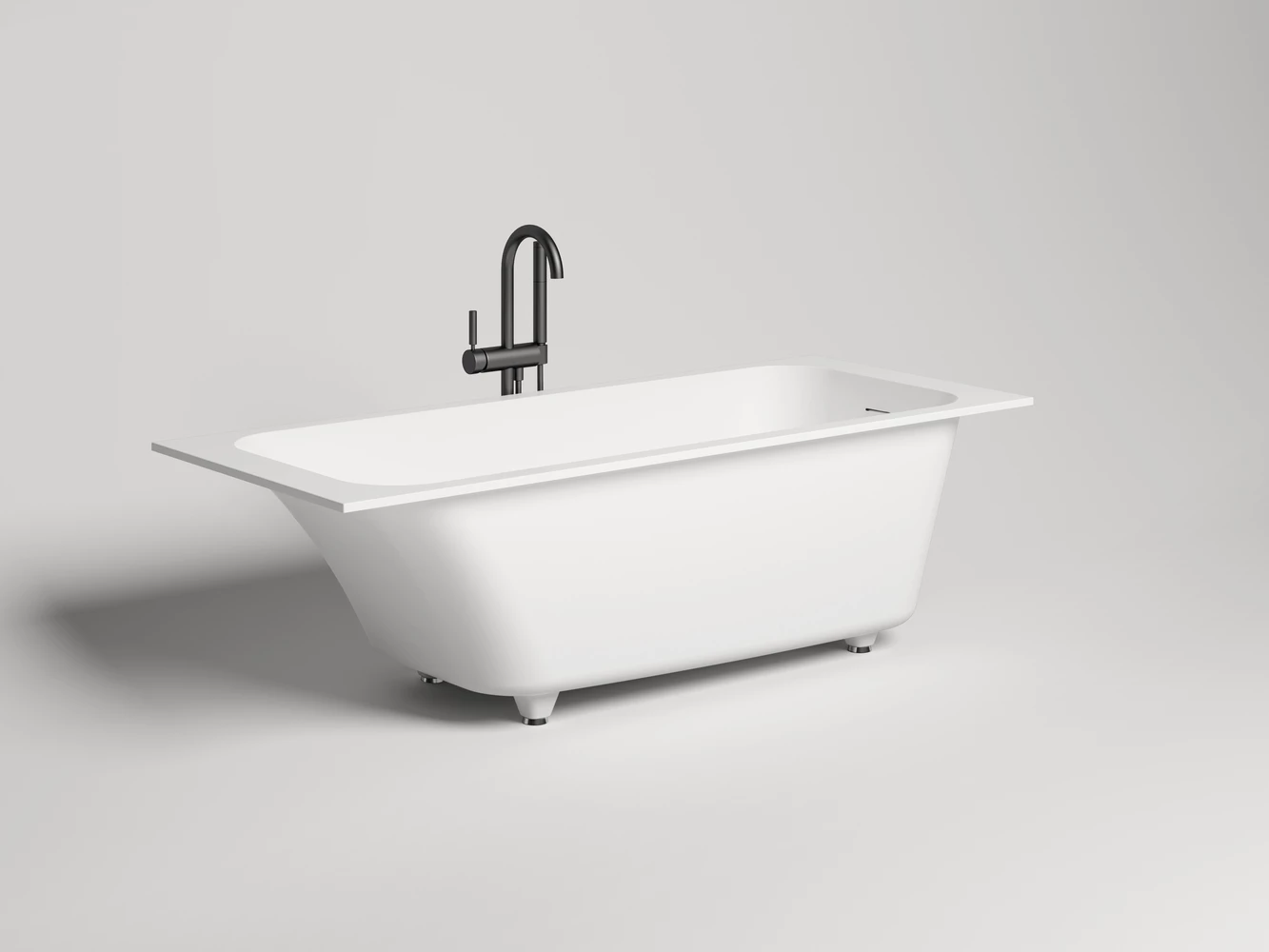 Ванна из литьевого мрамора Salini Orlanda Kit S-sense 170х80 102116G белая глянцевая, встраиваемая