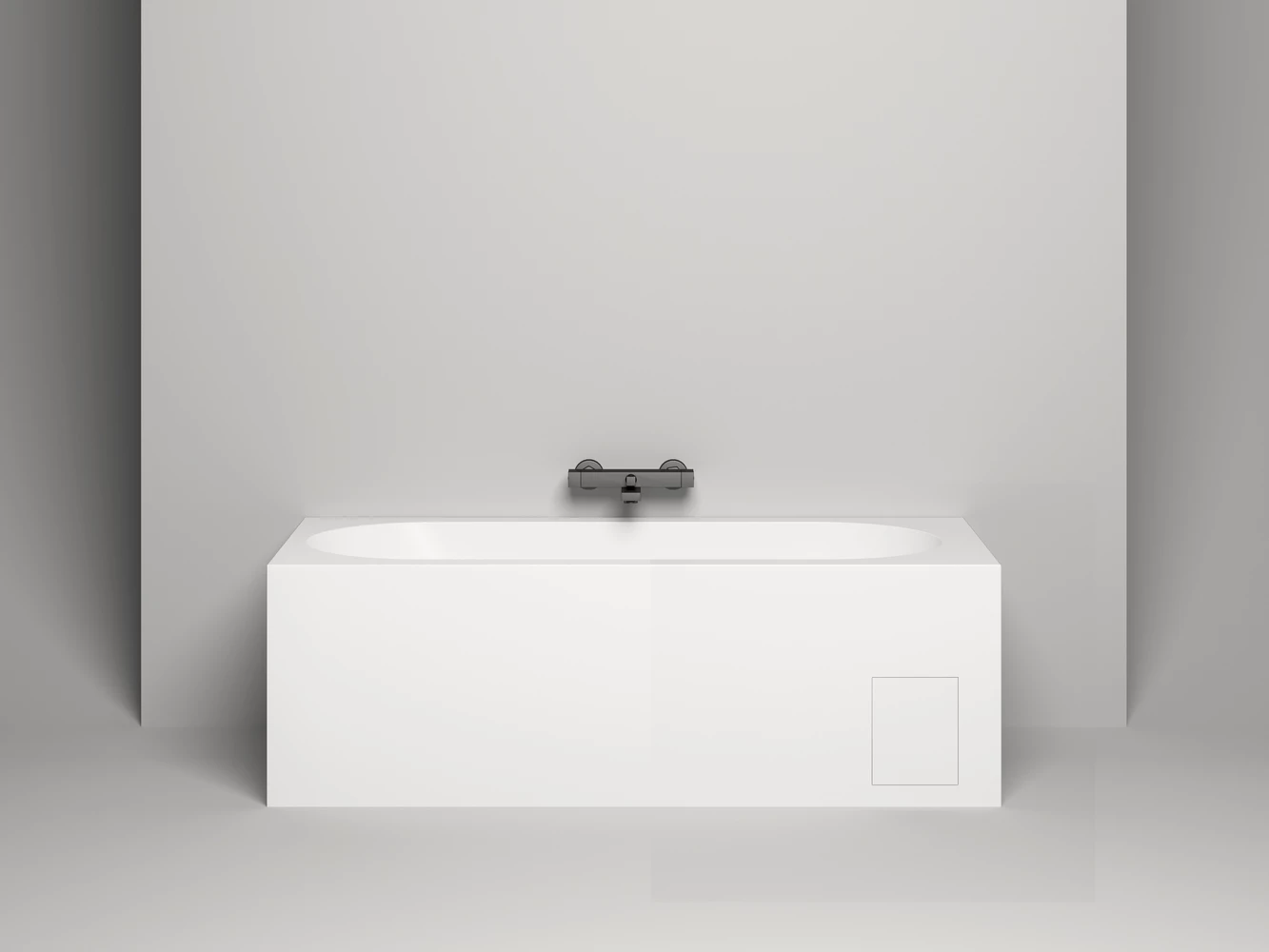 Ванна из литьевого мрамора Salini Ornella Kit S-sense 170х70 102413G белая глянцевая, встраиваемая