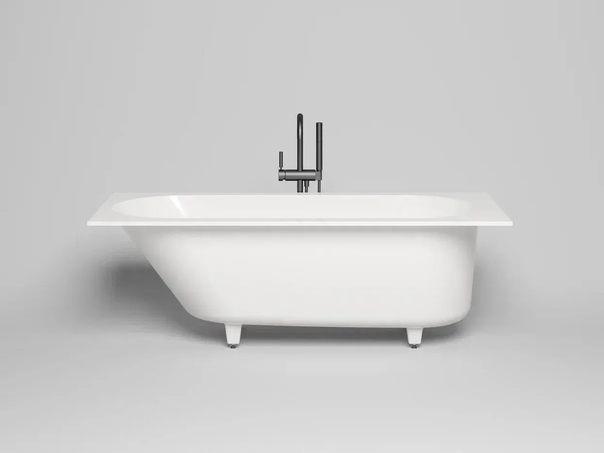 Ванна из искусственного камня Salini Ornella S-stone 180x80 102322M белая матовая, встраиваемая