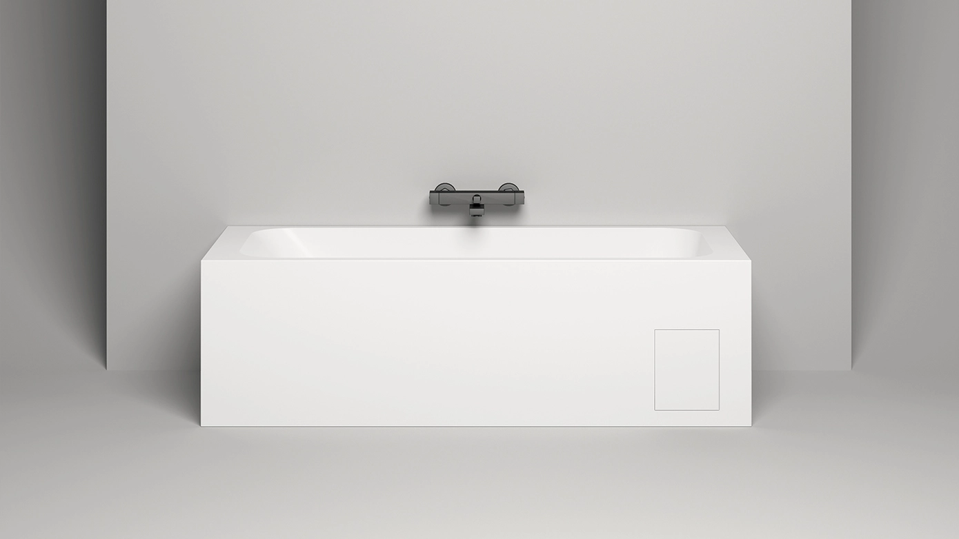 Ванна из искусственного камня Salini Orlanda Kit S-Stone 170х75 102127M белая матовая, встраиваемая