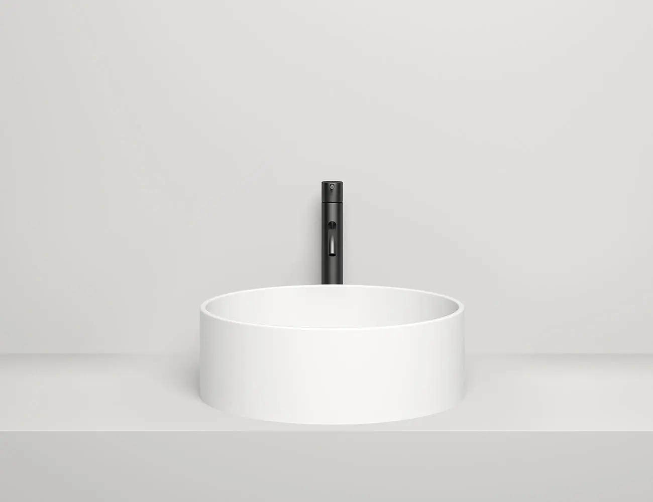 Раковина накладная Salini Armonia 02 S-Stone 44 см 130112SM из искусственного камня, матовая белая