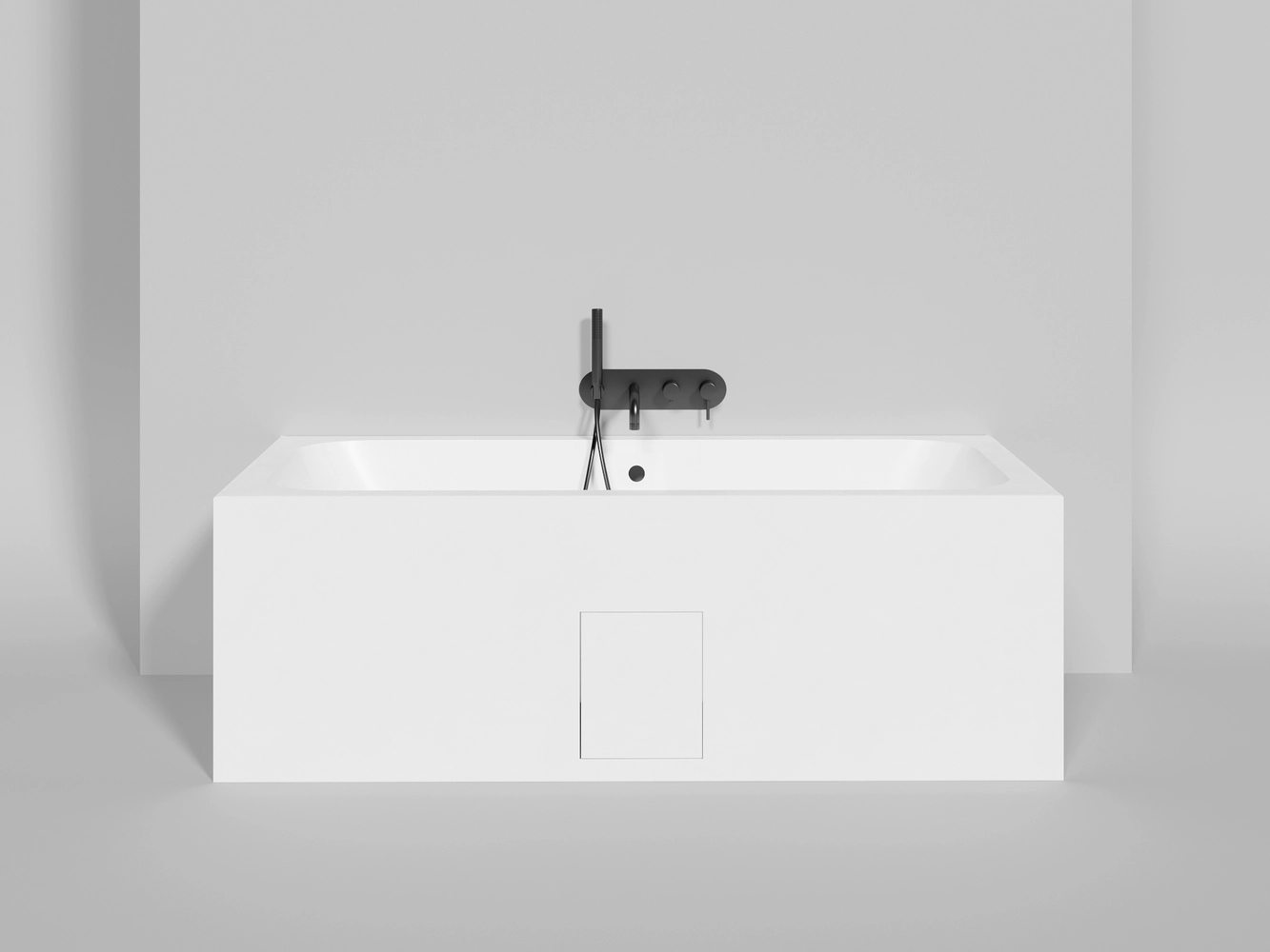 Ванна из литьевого мрамора Salini Orlanda Axis 170x75 103213M S-Sense белая матовая