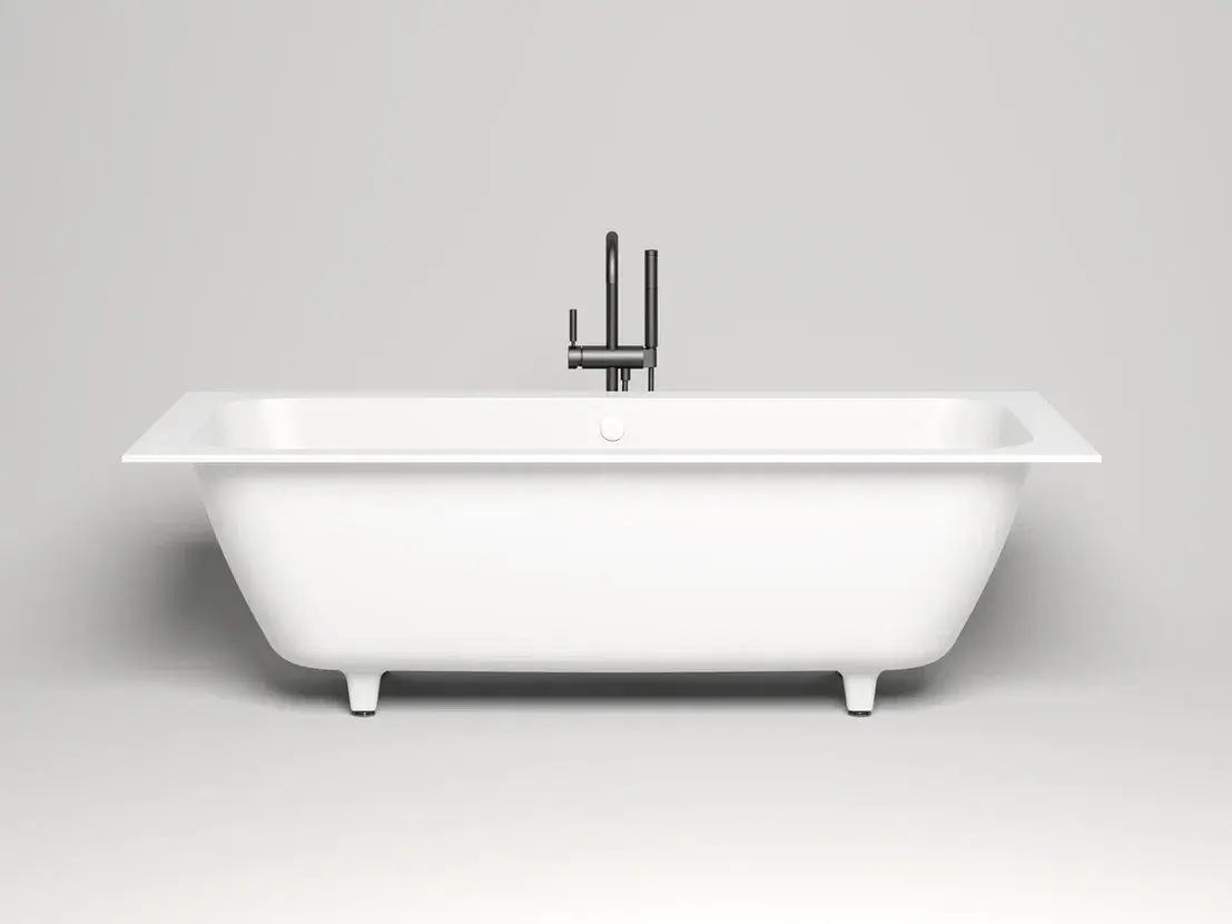 Ванна из литьевого мрамора Salini Orlanda Axis S-Sense 180х80 103212G белая глянцевая, встраиваемая