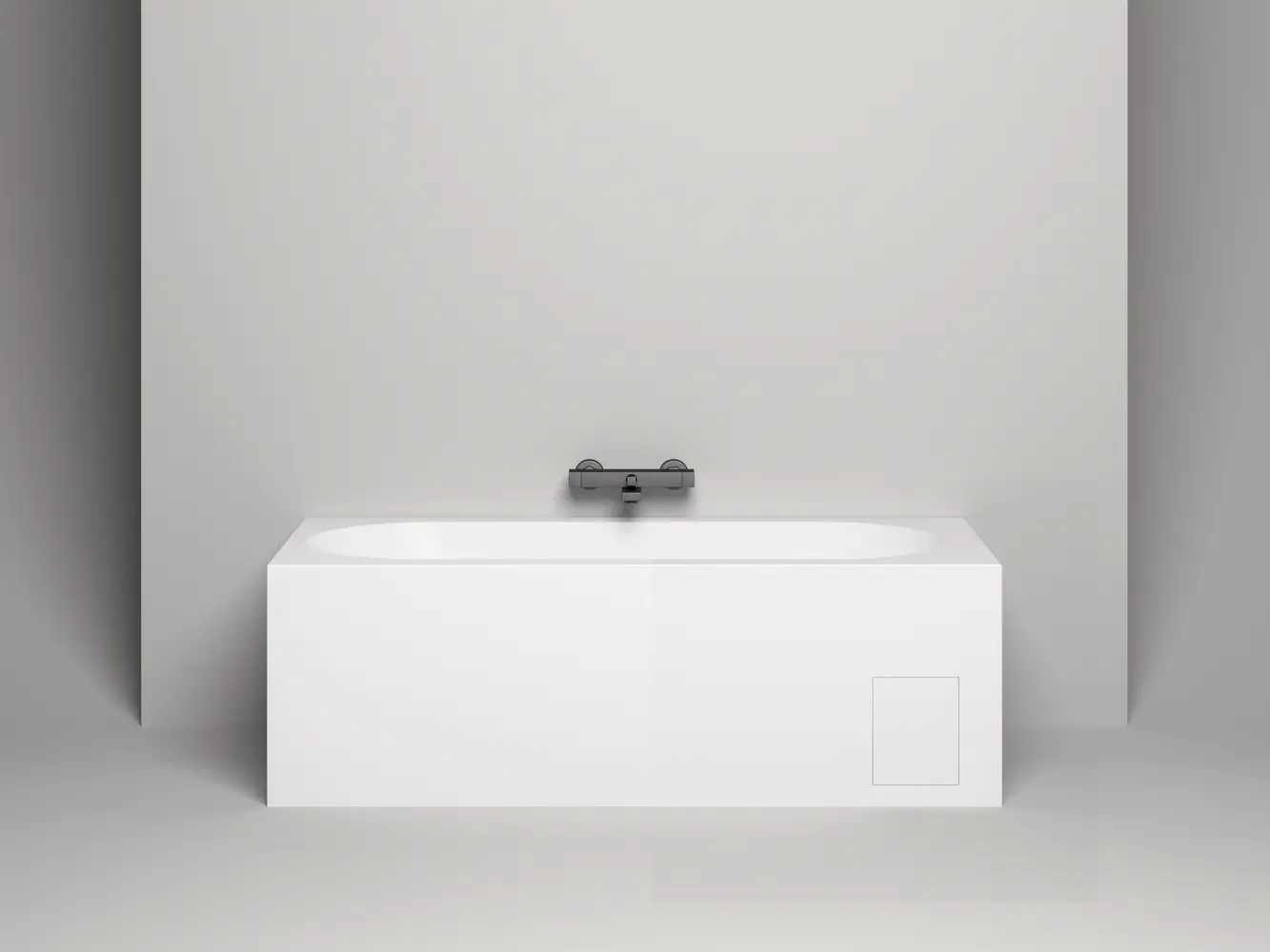 Ванна из искусственного камня Salini Ornella Kit S-Stone 170х70 102423M белая матовая, встраиваемая
