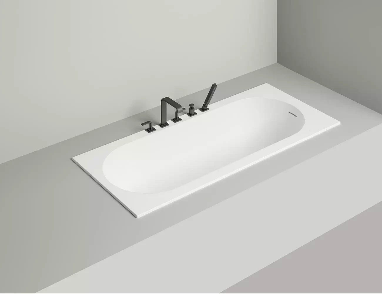 Ванна из литьевого мрамора Salini Ornella Kit S-sense 170х70 102413G белая глянцевая, встраиваемая