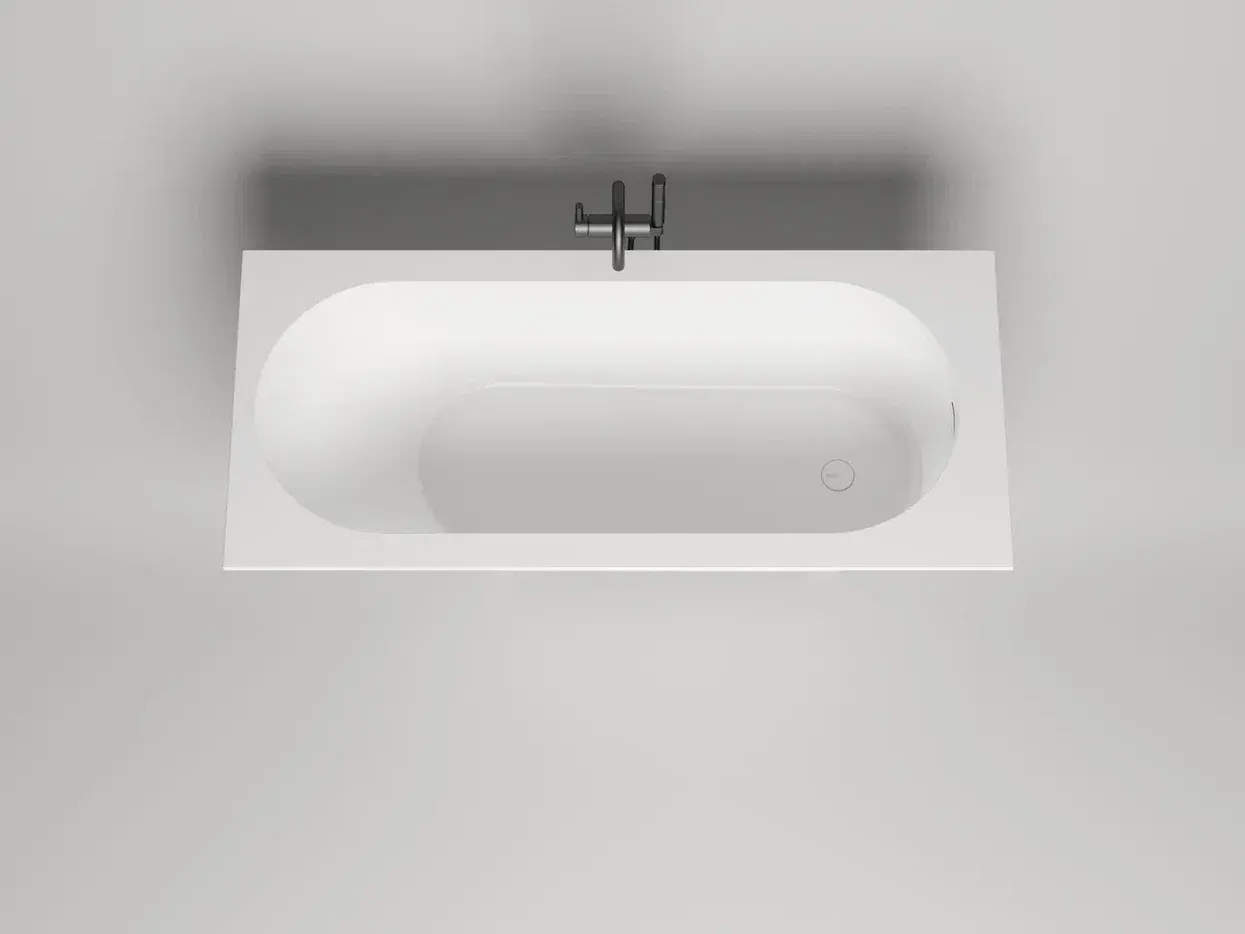 Ванна из искусственного камня Salini Ornella Kit S-Stone 170x75 102421M белая матовая, встраиваемая