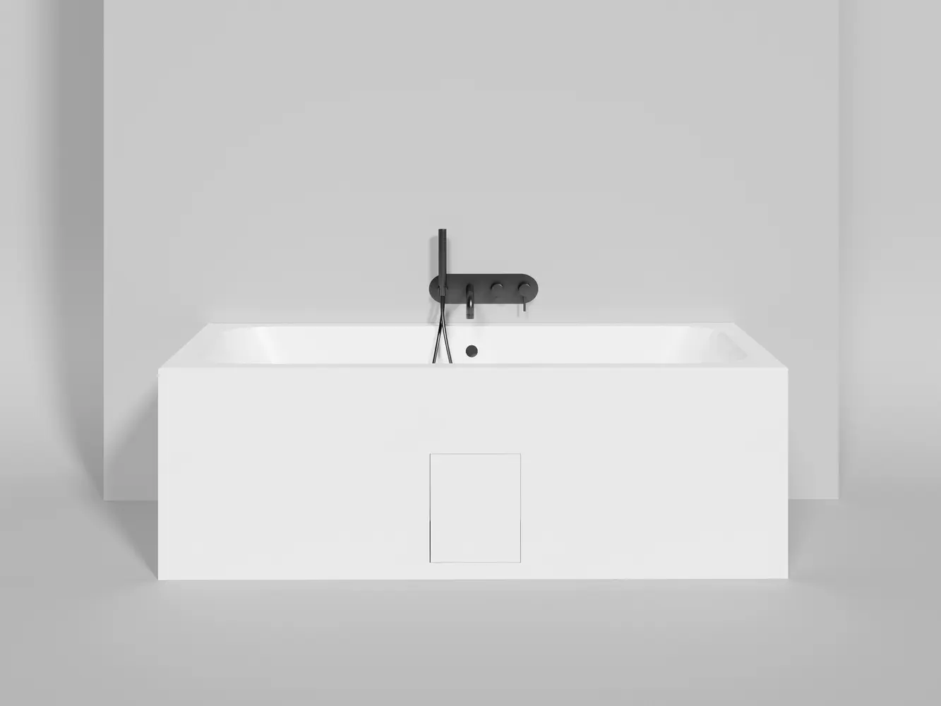 Ванна из литьевого мрамора Salini Orlanda Axis 170x75 103213G S-Sense белая глянцевая